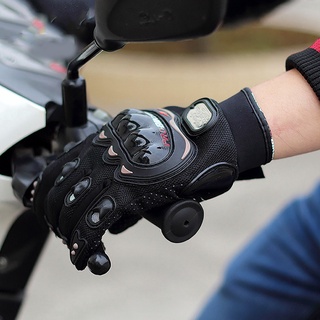 Guantes Anti-caída para motocicleta, cómodos, transpirables, antideslizantes, resistentes al desgaste, guantes de pantalla táctil Racing, equipo para jinete
