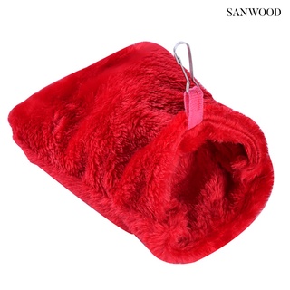 Sanwood hámster erizo ardilla nido pequeño Animal saco de dormir cama mascotas suministros (6)