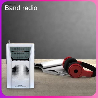Bc-r60 Pocket Radio telescópica antena Mini AM/FM Radio de 2 bandas receptor mundial con altavoz de 3,5 mm puerto de auriculares Radio portátil (5)