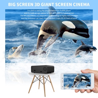 For Android 4K 3D HD 1080P 12000Lumen LED Projector WIFI BT Home Cinema HDMI
