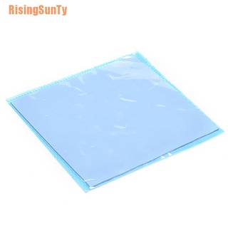Risingsunty (¥) 100mmx100mmx1mm azul disipador de calor refrigeración térmica conductiva sin cortar almohadilla de silicona