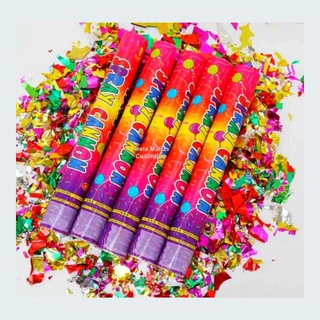 Explosión Lanza Confetti ideal para Fiestas, Hora Loca, Cumpleaños, Rumbas
