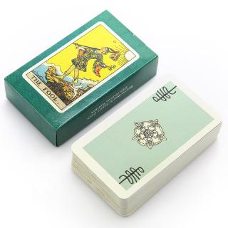 78 unids/Set Smith Tarot Deck juego de cartas completo inglés Radiant Rider esperar Tarot cartas misteriosas slr (1)
