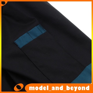 [Modelo] chaqueta de Chef profesional para hombre/chaqueta/abrigo/café/Hotel/cocina/manga corta/camarera uniforme M - 2XL