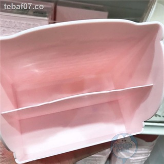 ►Daiso Daiso Caja de almacenamiento rosa genuina Torre de almacenamiento doble Caja de almacenamiento con membrete rosa