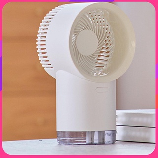 [8.19] ventilador de enfriamiento de agua de escritorio USB de carga Mini silencioso ventilador de chorro aire acondicionado (2)
