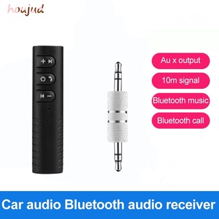 houjud Manos Libres Bluetooth compatible Con El Coche Kit Automático De 3.5 Mm Jack Música Inalámbrica MP3 Adaptador De Audio Receptor Para Auriculares
