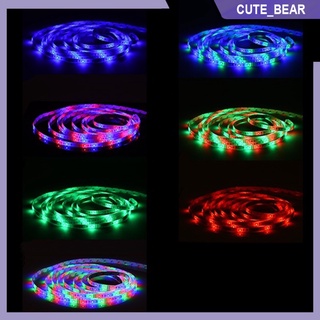 (Cute_Bear) Kit Tira De luces Led coloridas con luz Led flexible Rgb muchas luces Led/Kit con control Remoto