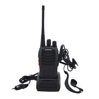 kyri 2 Unids/Lote Baofeng BF-888s Walkie talkie UHF Radio Bidireccional 888s 400-470MHz 16CH Transceptor Portátil Con Auricular (7)