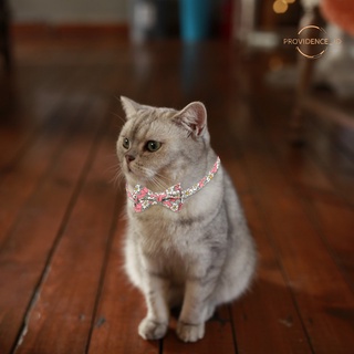 providence - collar para gatos, diseño de nudos, ajustable, para mascotas, gatito, con campana para suministros para mascotas (6)