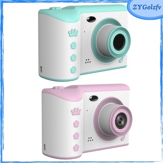 cámara digital para niños de 2,8 pulgadas 8.0mp delantera trasera dual con tarjeta de 16 gb compacta