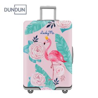 20-29 pulgadas de espesor elástico cubierta de equipaje caso Protector de dibujos animados rosa flamenco maleta cubre