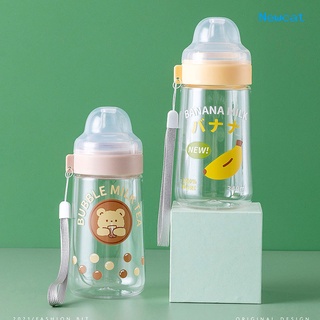 <NEWCAT> Botella de agua ecológica a prueba de polvo de plástico para alimentación de bebé botella de leche para dormitorio (2)