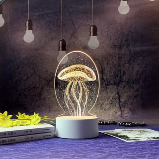 Factory small night lamp bedroom led bedside lamp plug-in 3D table lamp birthday gift creative Teacher's Day LOGO Mid-Au