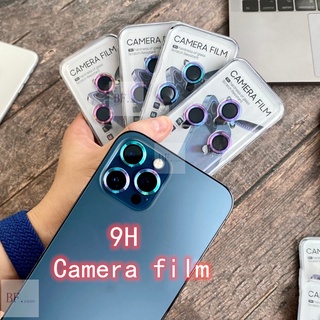 Camera Film for IPhone 13 Pro Max 12 12mini 11 11pro HD Tempered Glass Metal Ring Aluminum Alloy Lens Screen Cover
