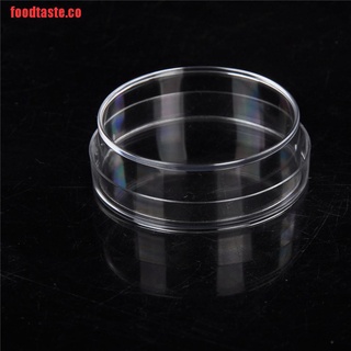 【foodtaste】10x Sterile Polystyrene Plastic Petri Dishes Plate With Lids 3 (5)