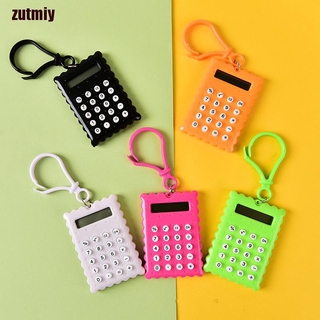 [Zutmiy] carcasa de plástico de 8 dígitos Mini calculadora electrónica llavero Color aleatorio Pop TK (3)