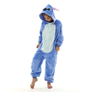 Niños Invierno stich Pijamas panda Dinosaurio Ropa De Dormir Unicornio kigurumi onesies Para Niñas Manta Durmiente Bebé Disfraz (4)