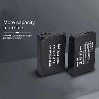 【laptopstore2f】LP-E12 Battery For Canon EOS M10 M50 100D Micro Single Camera Digital Charger