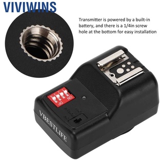 Viviwins VBESTLIFE PT‐16GY 16 canales Radio inalámbrico remoto Speedlite Flash gatillo con receptor (3)