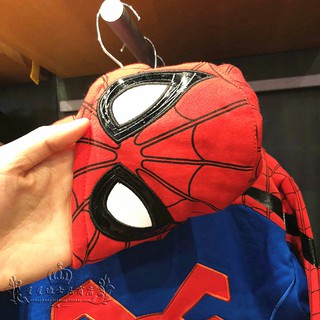 Shanghai Disney Store Marvel Spiderman dibujos animados lindo niños con capucha de manga larga sudadera chamarra (4)