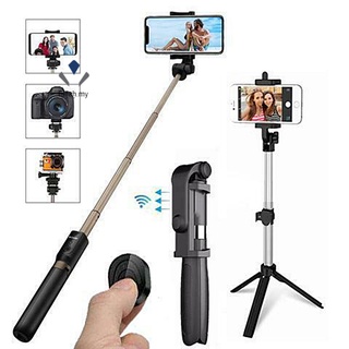 4 en 1 inalámbrico bluetooth selfie stick con mando a distancia para iphone samsung huawei