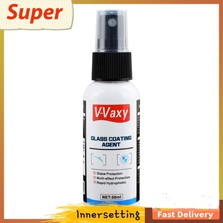 Inn*V-Vaxy 50ml vidrio de coche hidrofóbico agente de recubrimiento parabrisas a prueba de lluvia Spray