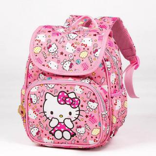 Hello Kitty - mochila de piel sintética para estudiantes, bolsa de la escuela, bolsa impermeable