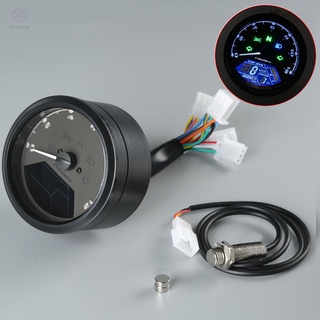 velocímetro digital lcd para motocicleta/odómetro universal/tacometro retroiluminado de motocicleta mph (6)