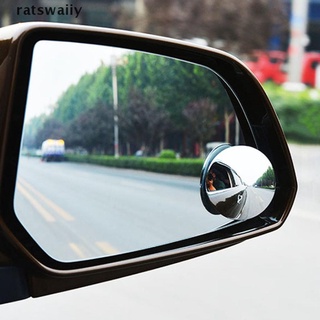 ratswaiiy 2pcs coche 360 giratorio punto ciego espejo lateral retrovisor estacionamiento punto ciego espejo co