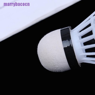 marrybacocn 12 piezas de plástico blanco bola de bádminton volantes deporte entrenamiento deporte bseg (7)