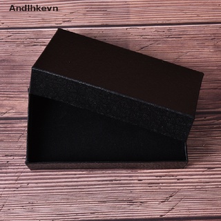 [andl] rectángulo negro reloj embalaje caja de regalo caja de regalo accesorios caja c615