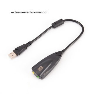 Ecmy nuevo 5H externo USB independiente tarjeta de sonido 5Hv2 auriculares convertidor 7.1 escritorio portátil caliente