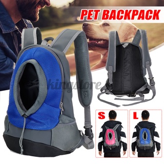 en venta al aire libre mascota perro viaje bolsa de doble hombro portátil de malla mochila