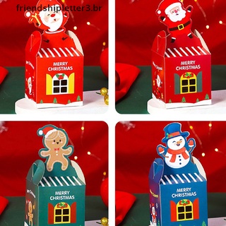 Eva caja De Papel Feliz navidad Para dulces/regalo/Papai Noel/muñeco De nieve