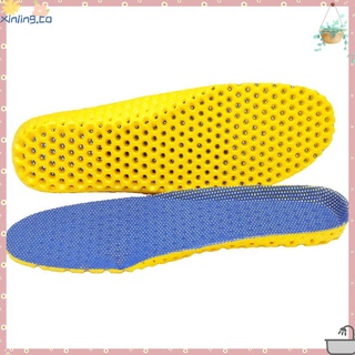 plantillas deportivas zapatos almohadilla de silicona suave transpirable absorbe sudor inserciones de zapatos