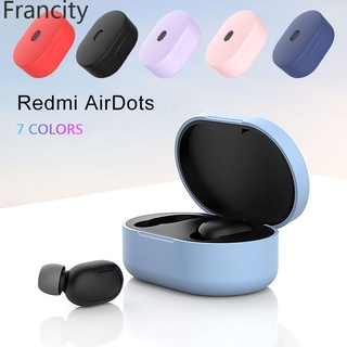 Xiaomi Redmi Airdots funda protectora De silicón para audífonos inalámbricos Tws Tws Bluetooth caja De carga suave Francity