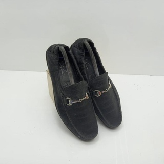 Mocasines para hombres negro zapatos de goma A