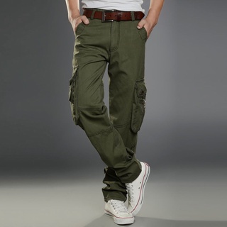 Hombres Casual pantalones Cargo militar pantalones de combate pantalones sueltos salvaje (3)