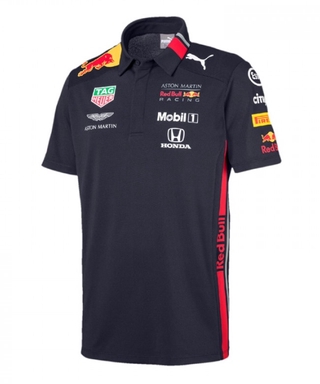 2020 Nuevo Hombre F1 Racing Camiseta Red Bull Verstappen Max Secado Rápido Manga Corta Polo