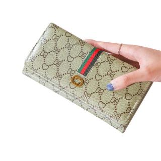 impreso largo plegable cartera de las mujeres bolso de moda embrague bolso de teléfono (5)