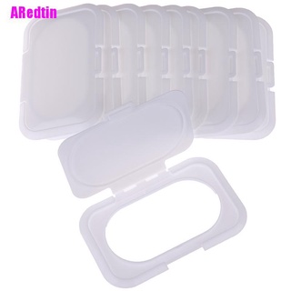 [ARedtin] 1/5/10pc reutilizable bebé tapa de papel húmedo caja de pañuelos tapa de papel húmedo sin adhesivo