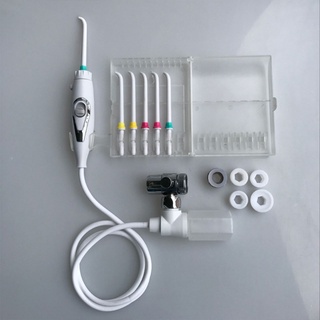 Nueva generación Interruptor De grifo Dental Dental irrigador Oral agua 6 boquillas De dientes De riego bucal más limpio (6)