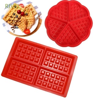 RIVEL Microwave Cake Waffle Mould Cookie Baking Mold Kitchen Accessories Makers Accessories Kitchen Silicone Nonstick Cooking Tool Bakeware