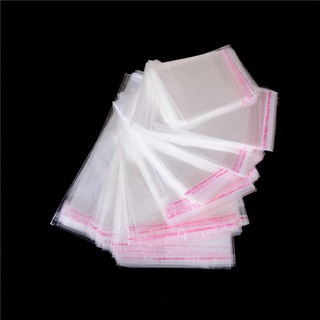 【qinyuannan】 100Pcs/Bag OPP Clear Seal Self Adhesive Plastic Jewelry Home Packing Bags CO
