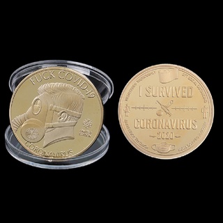 worrbeauty 2020 angel epidemic craft medalla de plata chapado en oro coleccionable moneda co