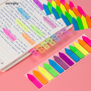 [Seivany] 100 Sheets Arrow Shape Fluorescent paper Self Adhesive Memo Pad Sticky Notes