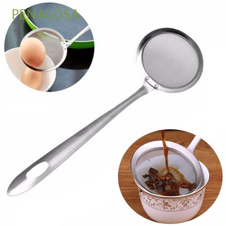 PENALOSA High Quality Fine Mesh Skimmer Strainer Ladle Hot Sell Kitchen Tools Stainless Steel Creative Top Art Design Unique New