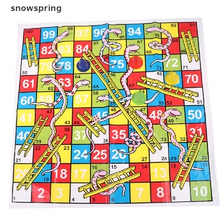 snowspring serpiente escalera educativa niños niños juguetes familia interesante juego de mesa regalos co