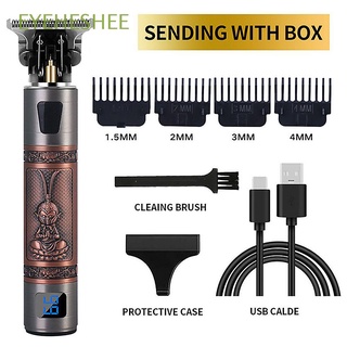 EYEHESHEE Gift Electric Shaver Clipper Men Rechargeable Beard Trimmer Wireless Hair Trimmer|USB Retro Barber Shaving